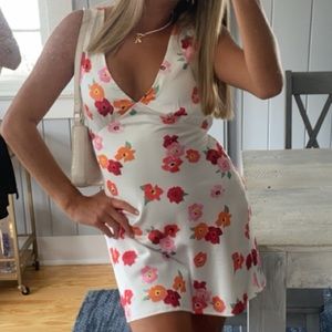 Princess Polly Silk Floral Dress